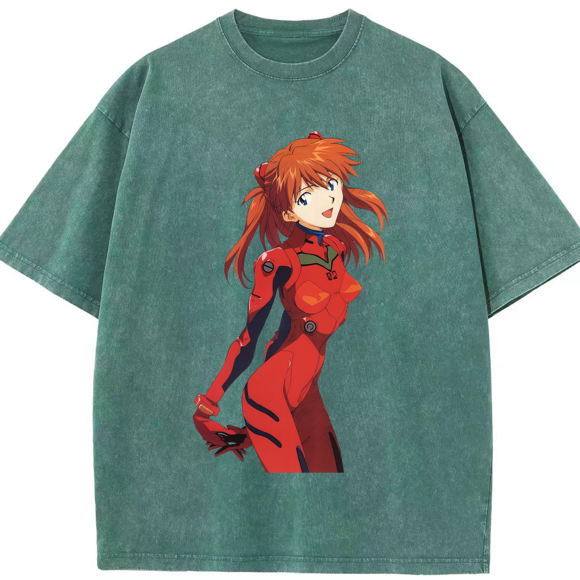 （画像用） EVA 新世紀エヴァンゲリオン 綿100% ヴィンテージ風 半袖Tシャツ（フロントプリント）